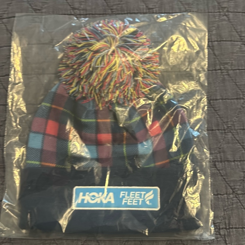 Hoka Winter Pom Beanie Hat